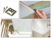 Монтаж панелей из дерева и ПВХ на стены и потолок
